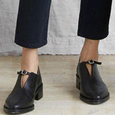 Closed-toe Ankle Strap Pump Shoes
